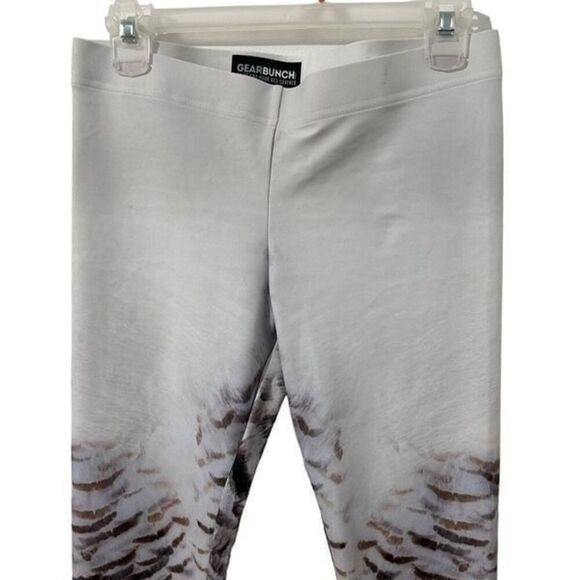 Gearbunch the snowy owl leggings size L.    A449 - Picture 4 of 6
